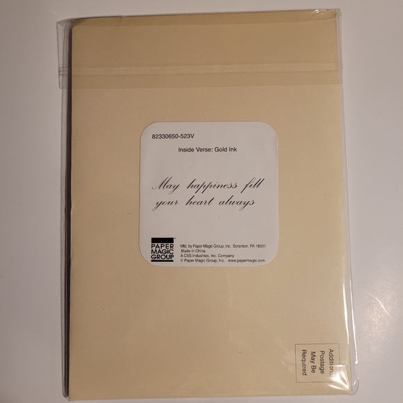 JUST MARRIED GREETING CARD - Picture 2 of 3